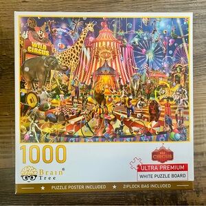 BrainTree 1000-Piece Wild Circus Puzzle - Colorful